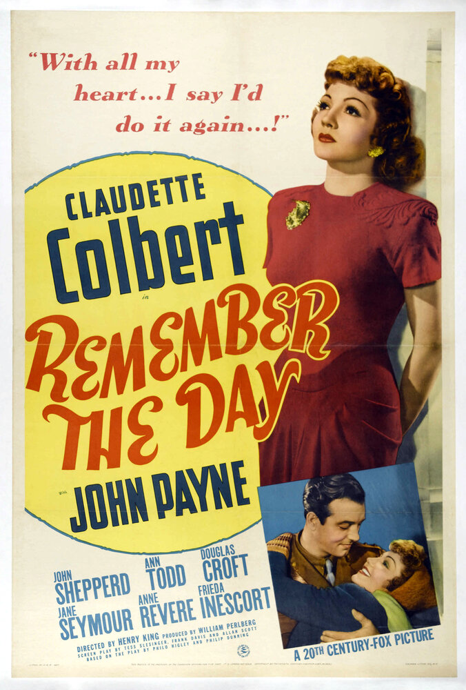 Памятный день (1941) постер