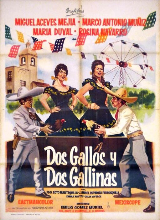 Dos gallos y dos gallinas (1963) постер